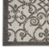 10' Gray Indoor Outdoor Area Rug