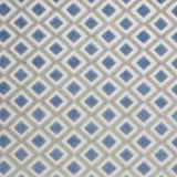 5' X 8' Blue And Gray Indoor Outdoor Area Rug