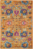 8' X 10' Blush And Ivory Abstract Washable Indoor Outdoor Area Rug