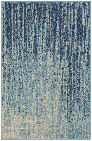 8' X 10' Gray And Light Gray Floral Washable Indoor Outdoor Area Rug