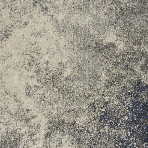 4' X 6' Gray And Ivory Abstract Area Rug
