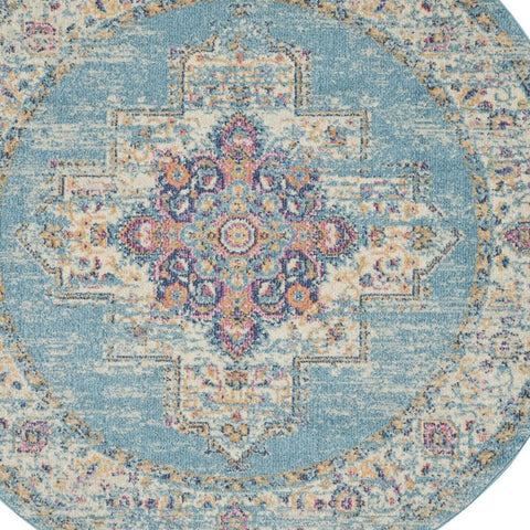 3' X 5' Blush And Gold Abstract Washable Indoor Outdoor Area Rug