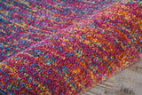 2' X 3' Blue And Orange Abstract Area Rug