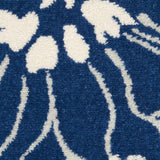 4' Round Orange Decorative Area Rug