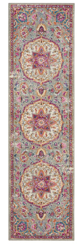 8' X 10' Blue Abstract Washable Indoor Outdoor Area Rug