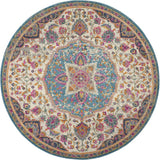 8' X 10' Black And Ivory Abstract Washable Indoor Outdoor Area Rug
