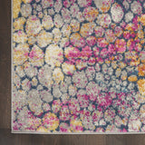 4' X 6' Yellow And Gray Abstract Area Rug