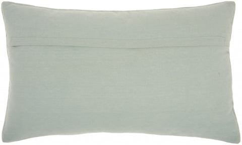 Brilliant Celadon Blue Lumbar Pillow