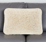 14" X 20" Cream Throw Pillow