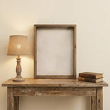 6" x 6" Gray Solid Wood Tabletop Picture Frame