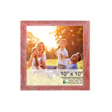 10��� X 10���  Rustic Farmhouse Red Wood Frame
