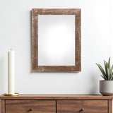 12" x 24" Espresso Solid Wood Hanging Picture Frame