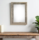 12" x 24" Gray Solid Wood Hanging Picture Frame