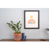 20" x 24" Black Solid Wood Hanging Picture Frame