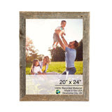 20" x 24" Gray Solid Wood Hanging Picture Frame