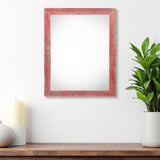 20" x 24" Red Solid Wood Hanging Picture Frame
