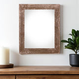 20" x 28" Espresso Solid Wood Hanging Picture Frame