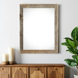 20" x 28" Gray Solid Wood Hanging Picture Frame