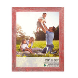 20" x 30" Red Solid Wood Hanging Picture Frame