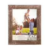 5" x 7" Brown Solid Wood Tabletop Picture Frame