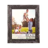 8.5" x 11" Black Solid Wood Tabletop Picture Frame