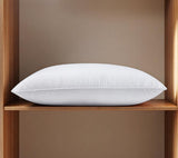 100% Cotton Lux Sateen Down Alternative Medium King Size Bed Pillow