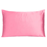 Pink Rose Dreamy Set Of 2 Silky Satin King Pillowcases