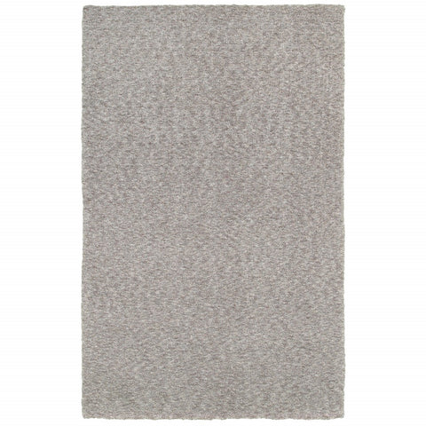 5' X 7' Modern Shaggy Soft Gray Indoor Area Rug