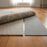 4' x 6' Gray Non Slip Rug Pad
