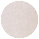 8' Round Brown Non Slip Indoor Outdoor Rug Pad