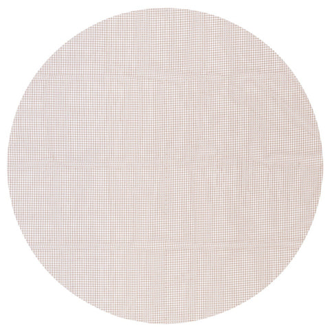 8' Round Brown Non Slip Indoor Outdoor Rug Pad