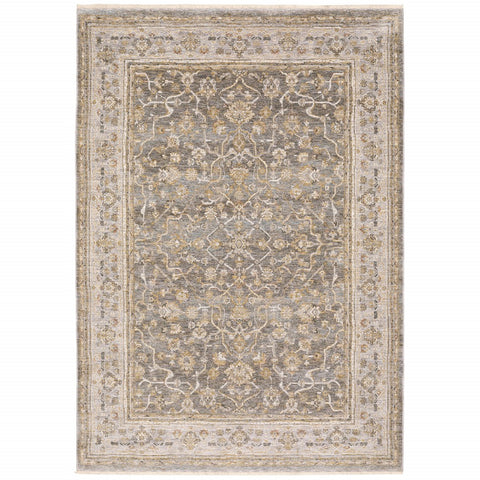 2' X 3' Beige And Ivory Area Rug