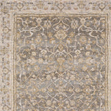 3' X 5' Beige Grey Machine Woven Oriental Indoor Arean Rug