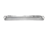36" Silver Stainless Steel Serving Tray With Handles