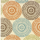 7' X 10' Beige Indoor Outdoor Area Rug