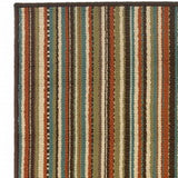 8' Green Indoor Outdoor Runner Rug