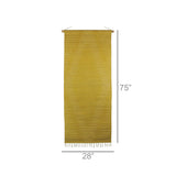 8" X 1" Yellow Jute Hanging Tapestry