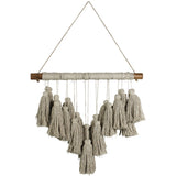 20" X 4" Beige Cotton Novelty Hanging Tapestry