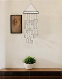 23" X 0" Clear Glass Hanging Tapestry