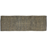 2' X 3' Black Distressed Tribal Scatter Rug