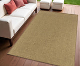 4' X 6' Tan Indoor Outdoor Area Rug
