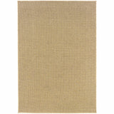5' X 8' Beige Indoor Outdoor Area Rug