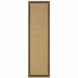 8' Beige Indoor Outdoor Area Rug