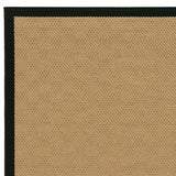 4' X 6' Beige And Black Indoor Outdoor Area Rug