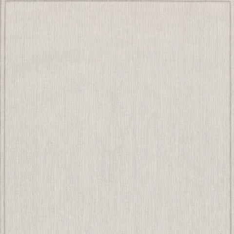 7' X 9' Gray And Ivory Indoor Outdoor Area Rug