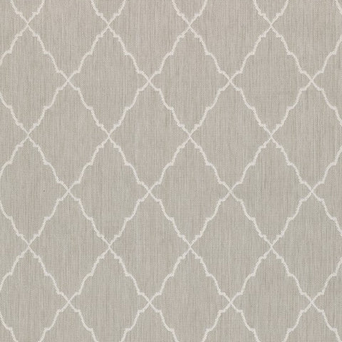3' X 5' Gray And Ivory Indoor Outdoor Area Rug