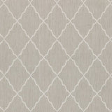 8' X 10' Gray And Ivory Indoor Outdoor Area Rug