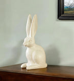 11" White Ceramic Tabletop Sculpture