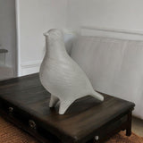 Jumbo Textured Ceramic Bird Sculpture
