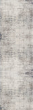 2' X 8' Navy Blue Distressed Striations Runner Rug